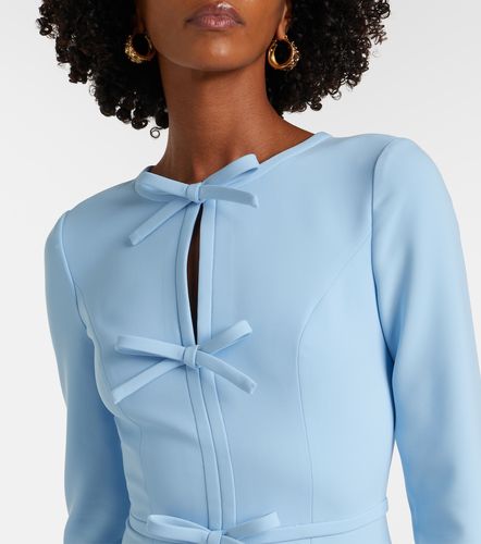 Abito midi in crêpe con fiocco - Carolina Herrera - Modalova