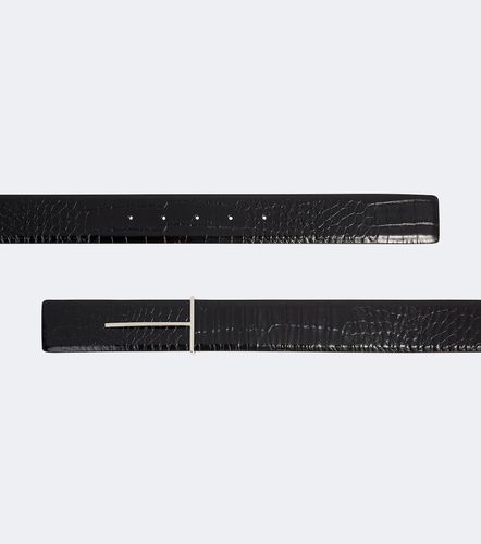 T croc-effect patent leather belt - Tom Ford - Modalova