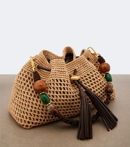 Borsa a secchiello Bon Bon Medium in rafia - Jimmy Choo - Modalova