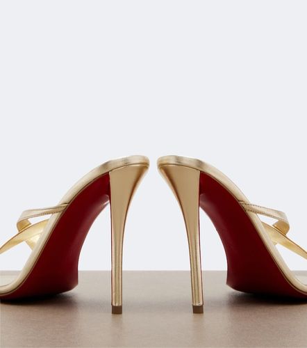 Mulazee Cross metallic leather sandals - Christian Louboutin - Modalova
