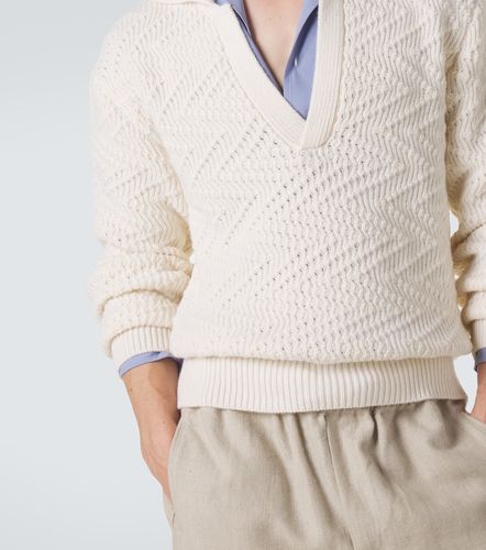 Zigzag wool-blend polo sweater - Missoni - Modalova