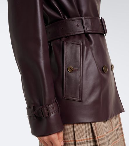 Burberry Leather trench coat - Burberry - Modalova