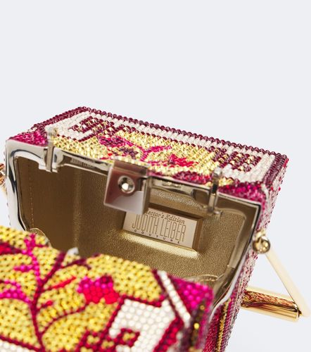 Clutch Take Out Box con cristalli - Judith Leiber Couture - Modalova