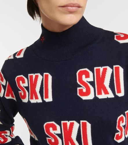 Pullover a collo alto in lana jacquard - Perfect Moment - Modalova