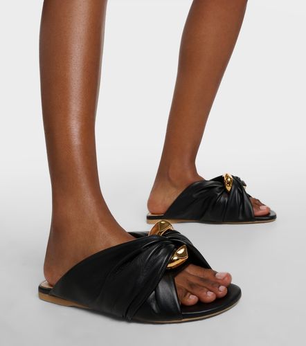 JW Anderson Corner leather slides - JW Anderson - Modalova