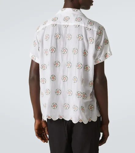 Floral Aperture scalloped cotton shirt - Bode - Modalova