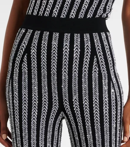 Pantalones flared Chevron de lamé - Missoni - Modalova