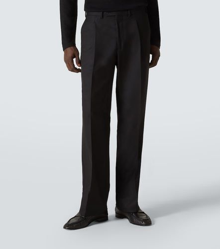 Amo wool straight-leg pants - Saman Amel - Modalova