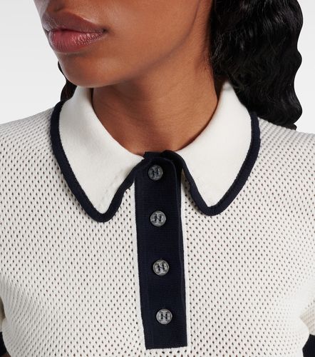 Tory Burch Polo calado de punto - Tory Burch - Modalova