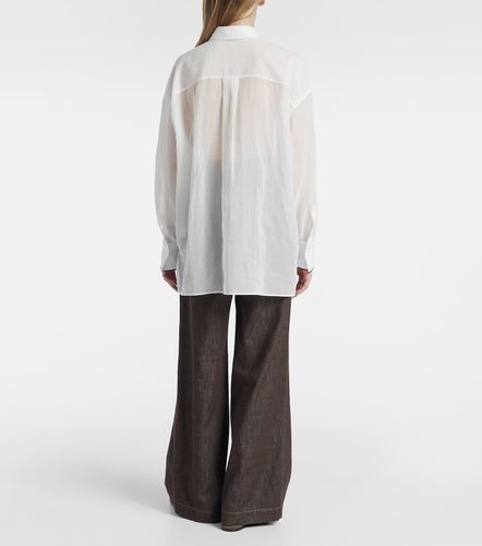 Camicia in popeline di cotone - Brunello Cucinelli - Modalova