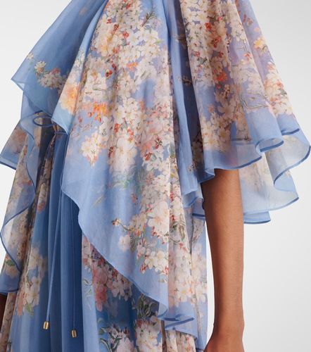 Abito lungo Cascadian in georgette di cotone e seta - Zimmermann - Modalova