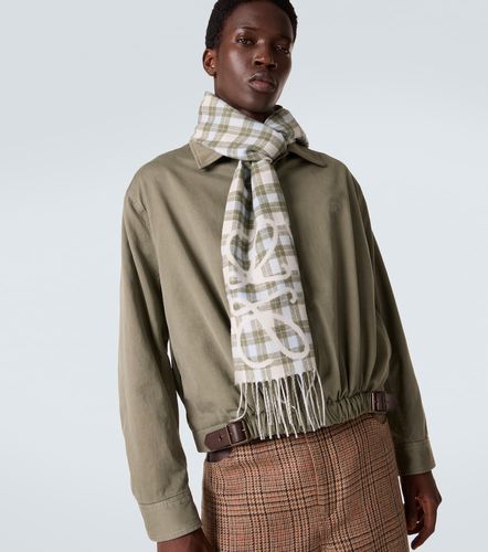 Pañuelo de seda y cachemir con anagrama - Loewe - Modalova