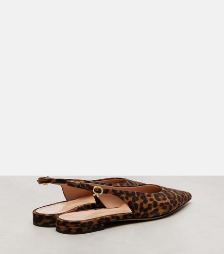 Robbie leopard-print suede slingback flats - Gianvito Rossi - Modalova
