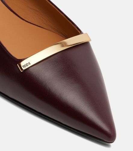 Barretta leather slingback flats - Tod's - Modalova