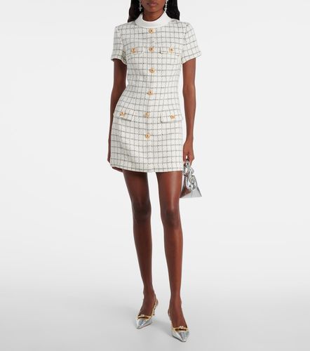 Checked boucle minidress - Self-Portrait - Modalova