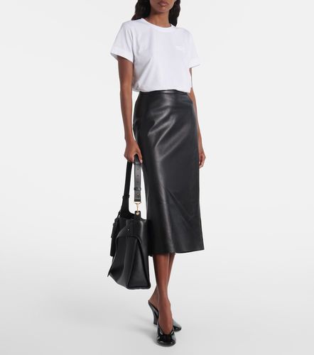 High-rise leather pencil skirt - Givenchy - Modalova