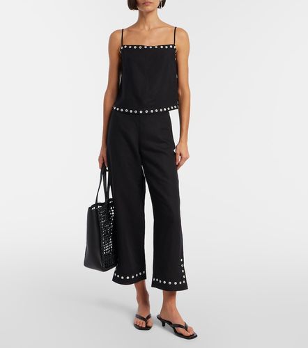 Pantaloni flared Piha in misto lino - Staud - Modalova