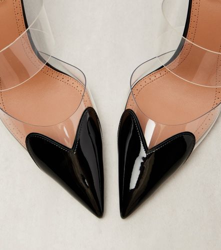Alaïa Mules con cuña Le Cœur 90 de charol - Alaia - Modalova