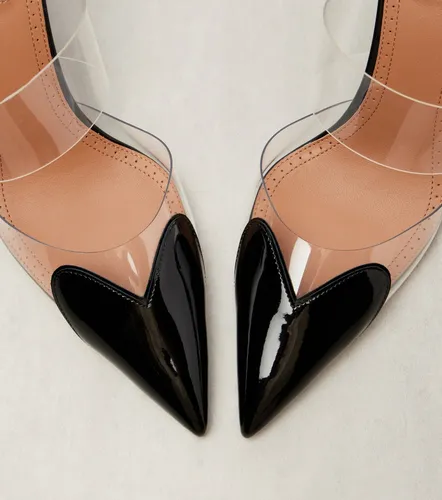 Alaïa Mules con cuña Le Cœur 90 de charol - Alaia - Modalova