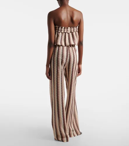 Viv striped jumpsuit - Melissa Odabash - Modalova