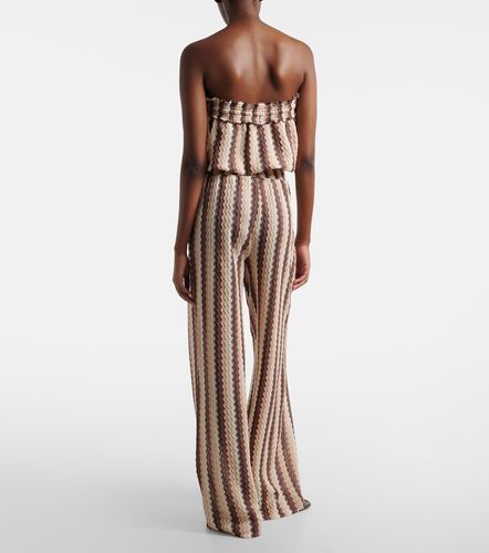 Viv striped jumpsuit - Melissa Odabash - Modalova