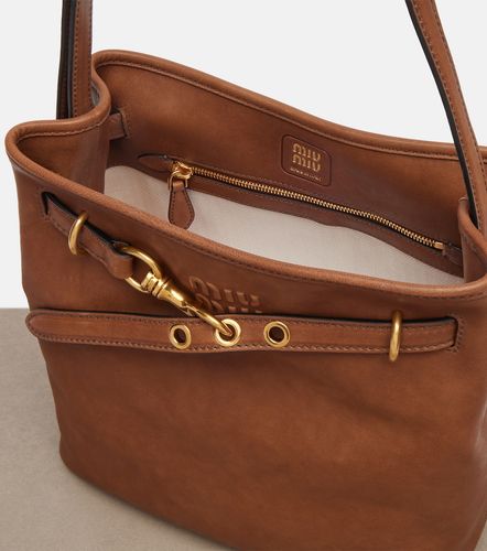 Miu Miu Aventure leather bucket bag - Miu Miu - Modalova