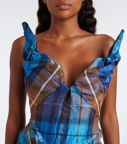 Draped plaid bustier top - Vivienne Westwood - Modalova