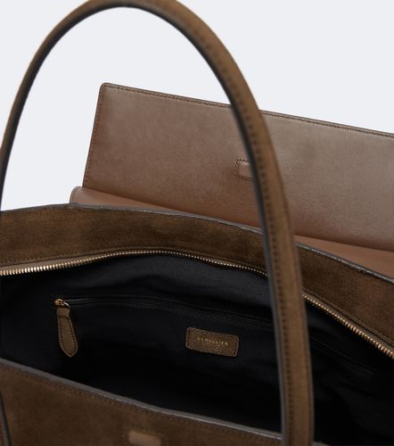 Brooklyn Large suede shoulder bag - DeMellier - Modalova
