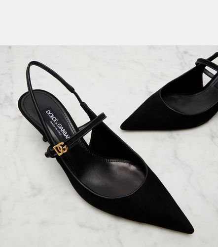 Pumps slingback in suede - Dolce&Gabbana - Modalova