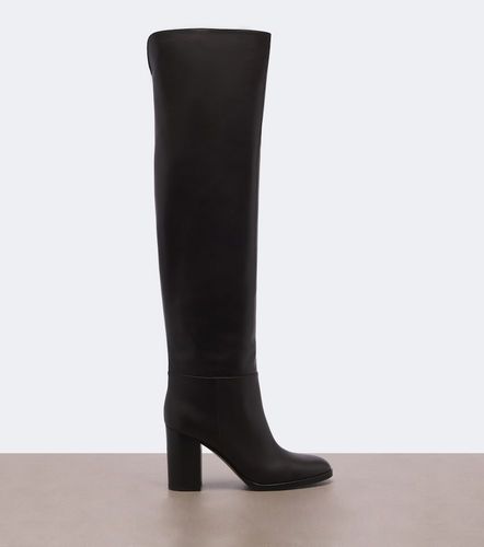 Leather over-the-knee boots - Gianvito Rossi - Modalova