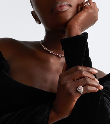Ring Love Pop aus 18kt Weißgold mit Diamanten - Kamyen - Modalova