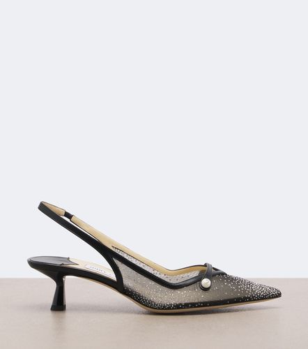 Amita embellished mesh slingback pumps - Jimmy Choo - Modalova