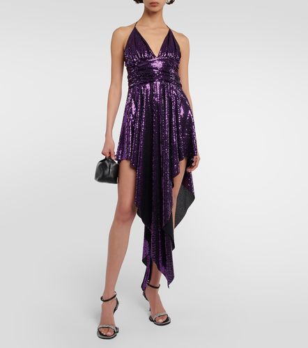 Embellished asymmetrical midi dress - Alexandre Vauthier - Modalova