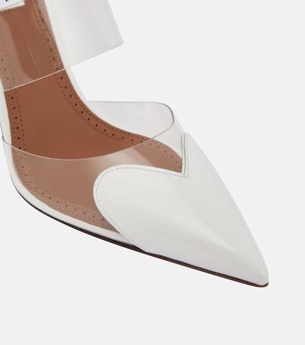 Alaïa Mules Cœur in poliuretano e vernice - Alaia - Modalova