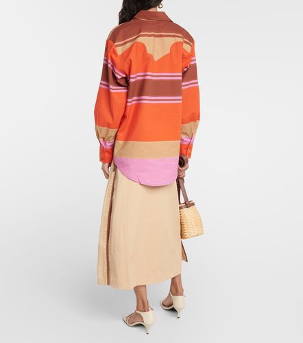 Camicia in cotone con ruches - Johanna Ortiz - Modalova