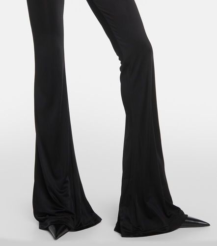 X Dua Lipa pantalones flared de jersey - Versace - Modalova