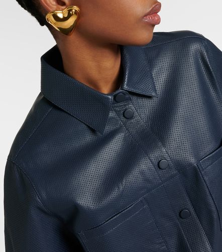 Camicia oversize in pelle - Yves Salomon - Modalova