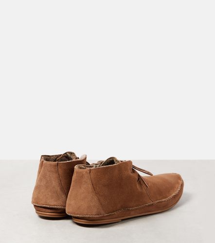 Mocassini Tyler in suede e shearling - The Row - Modalova