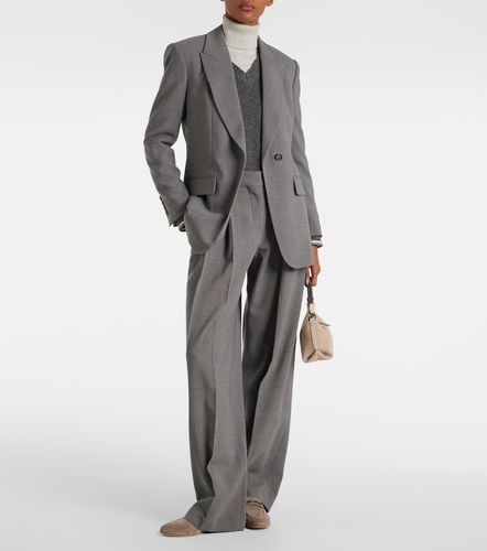 Wool wide-leg pants - Brunello Cucinelli - Modalova