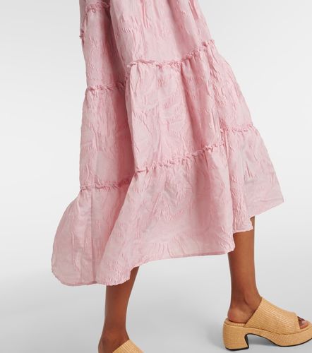 Ganni Vestido midi de jacquard - Ganni - Modalova