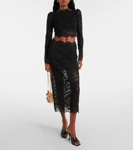 Rabanne Floral lace crop top - Rabanne - Modalova