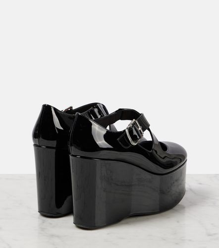 Alaïa Cuñas Criss Cross de charol - Alaia - Modalova