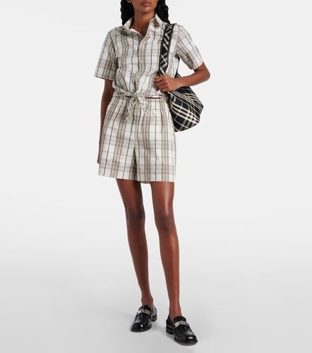 Shorts Check de algodón - Burberry - Modalova