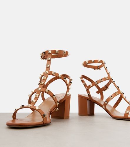 Rockstud leather sandals - Valentino Garavani - Modalova
