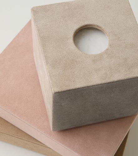 Michaël Verheyden Scatola Niez Cube in suede e legno - Michael Verheyden - Modalova