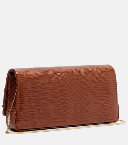 Maygot snake-effect leather clutch - Manolo Blahnik - Modalova