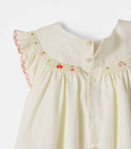 Bebé - vestido Amantine de algodón fruncido - Bonpoint - Modalova