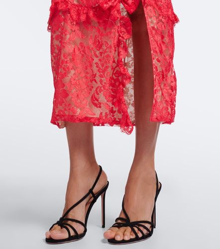 Alessandra Rich Robe aus Spitze - Alessandra Rich - Modalova