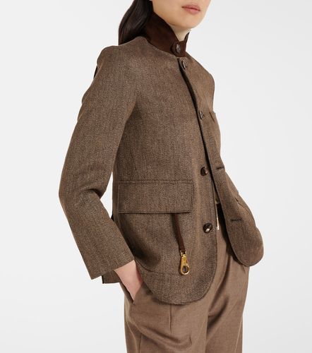 Loro Piana Giacca in lino con suede - Loro Piana - Modalova