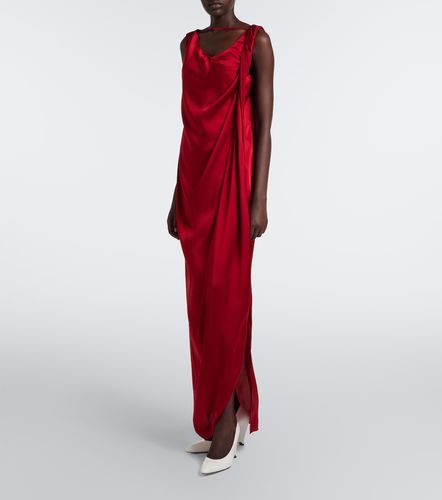 Abito lungo in satin - Maison Margiela - Modalova